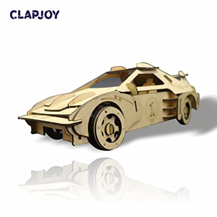 Wooden Car 3D Puzzle - Formula 1