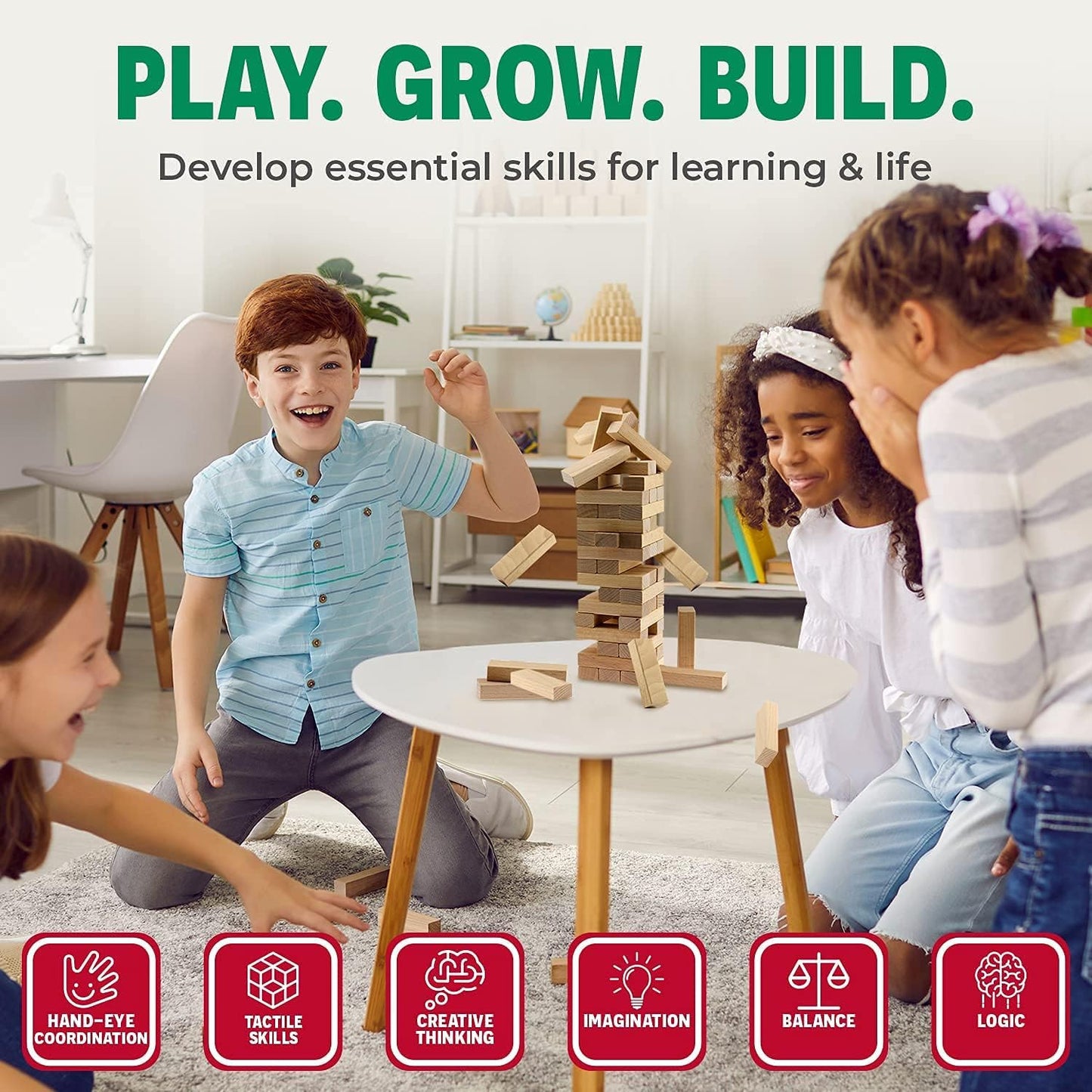 Slido Alpha Wooden Tower Game