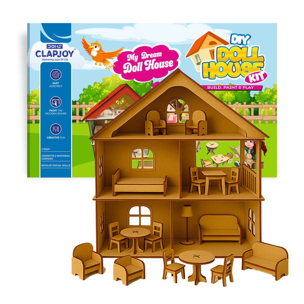 DIY Wooden Doll House Kit