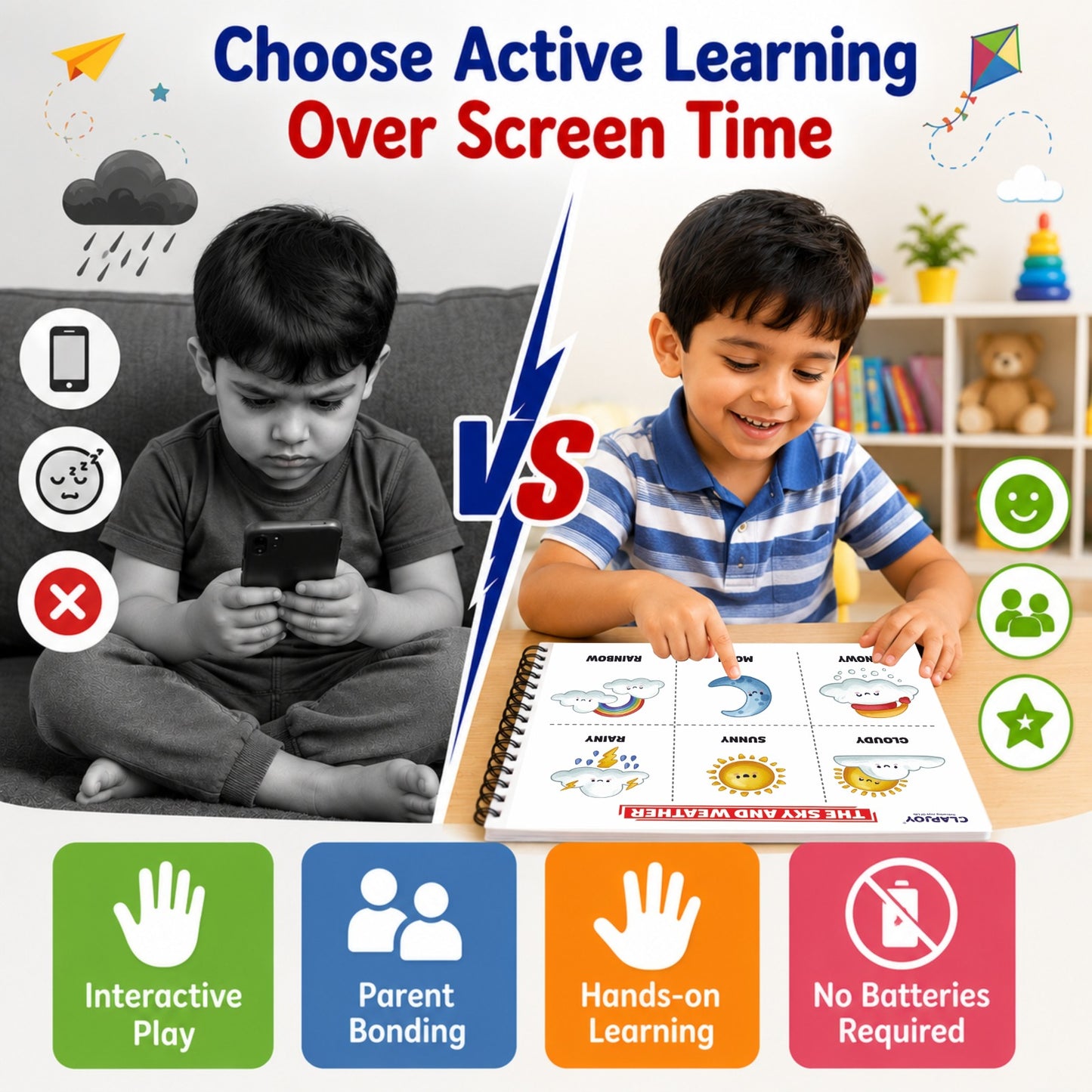 Velcro Learning Binder Level 2 | Reusable Preschool Activity Book 4