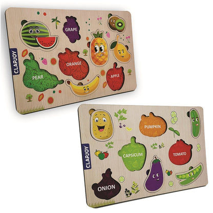 Wooden Learning Educational Board (Combo)