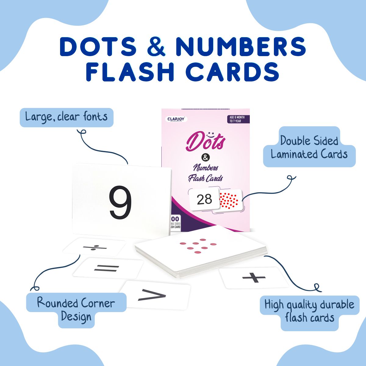 Dots & Numbers Flash Cards
