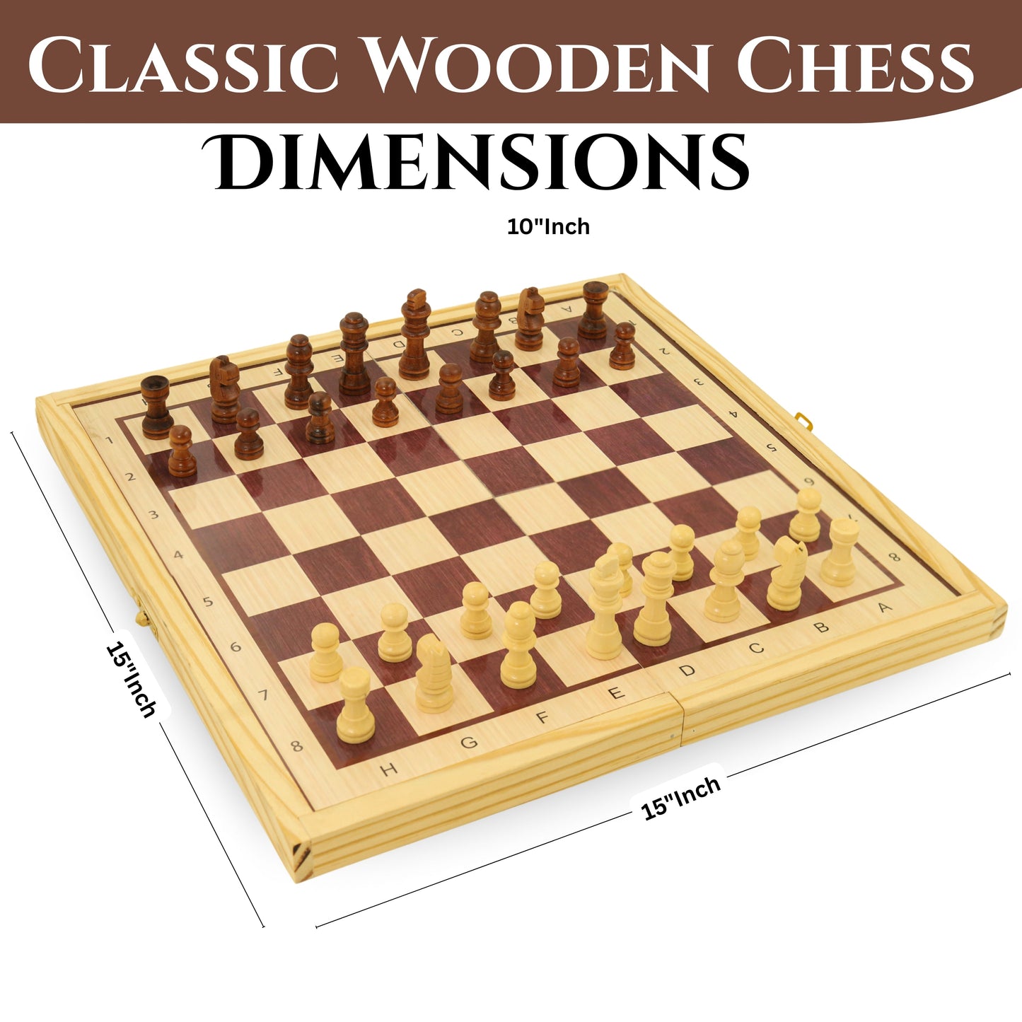 Wooden Folding Chess