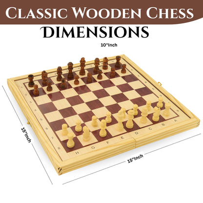 Wooden Folding Chess