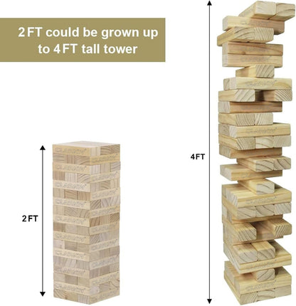 Jumbo Slido Tumbling Tower Game