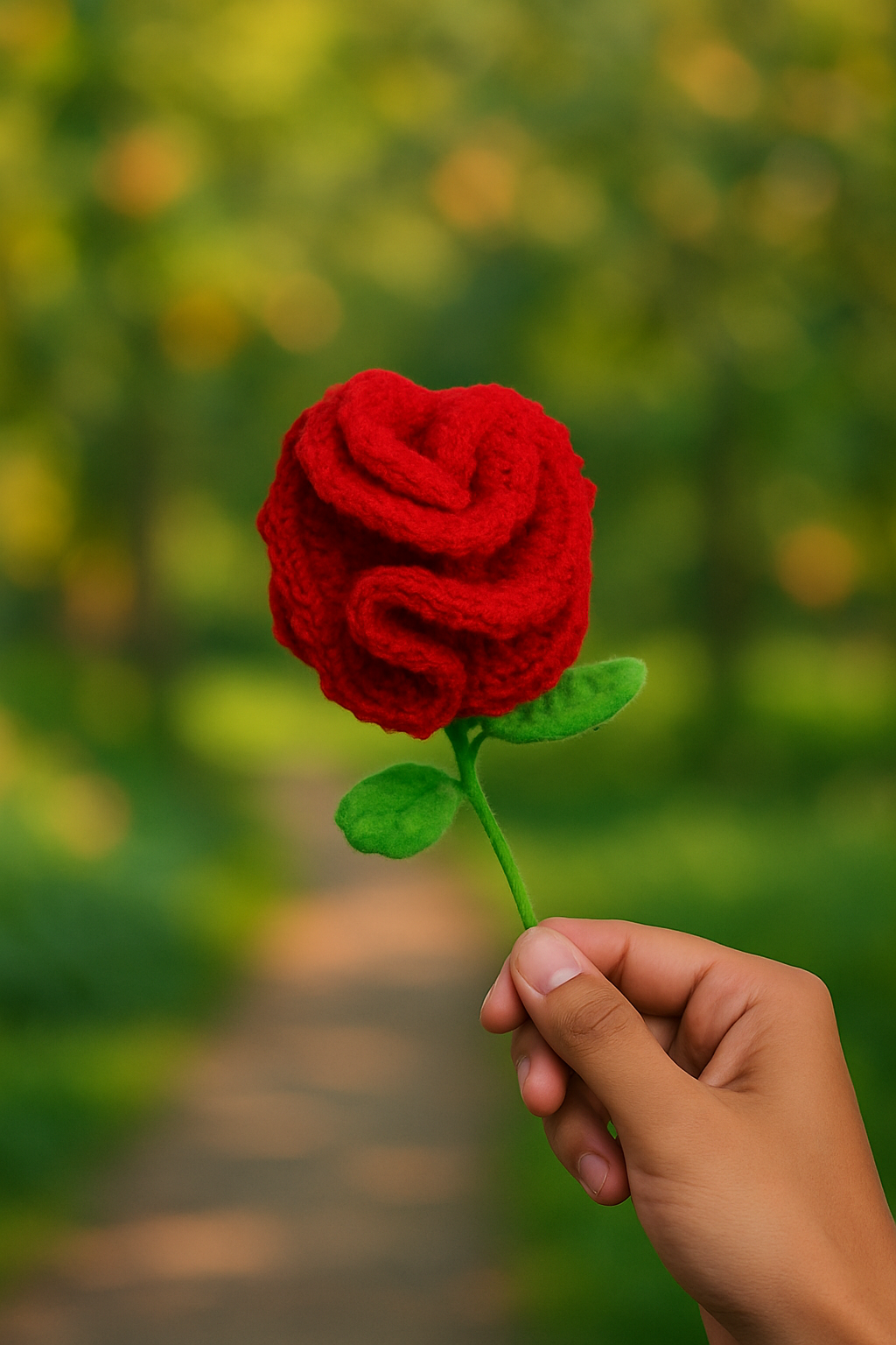 Handmade Crochet Carnations Flower