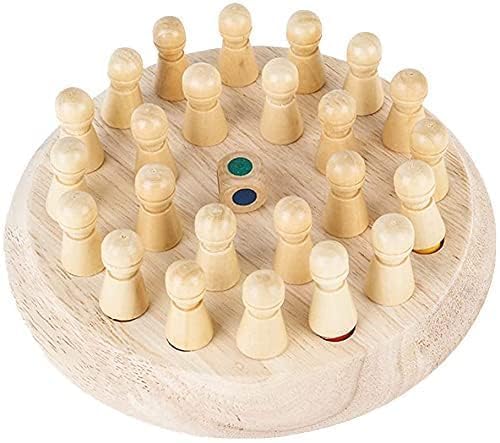 Wooden Memory Chess Game