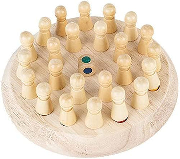 Wooden Memory Chess Game