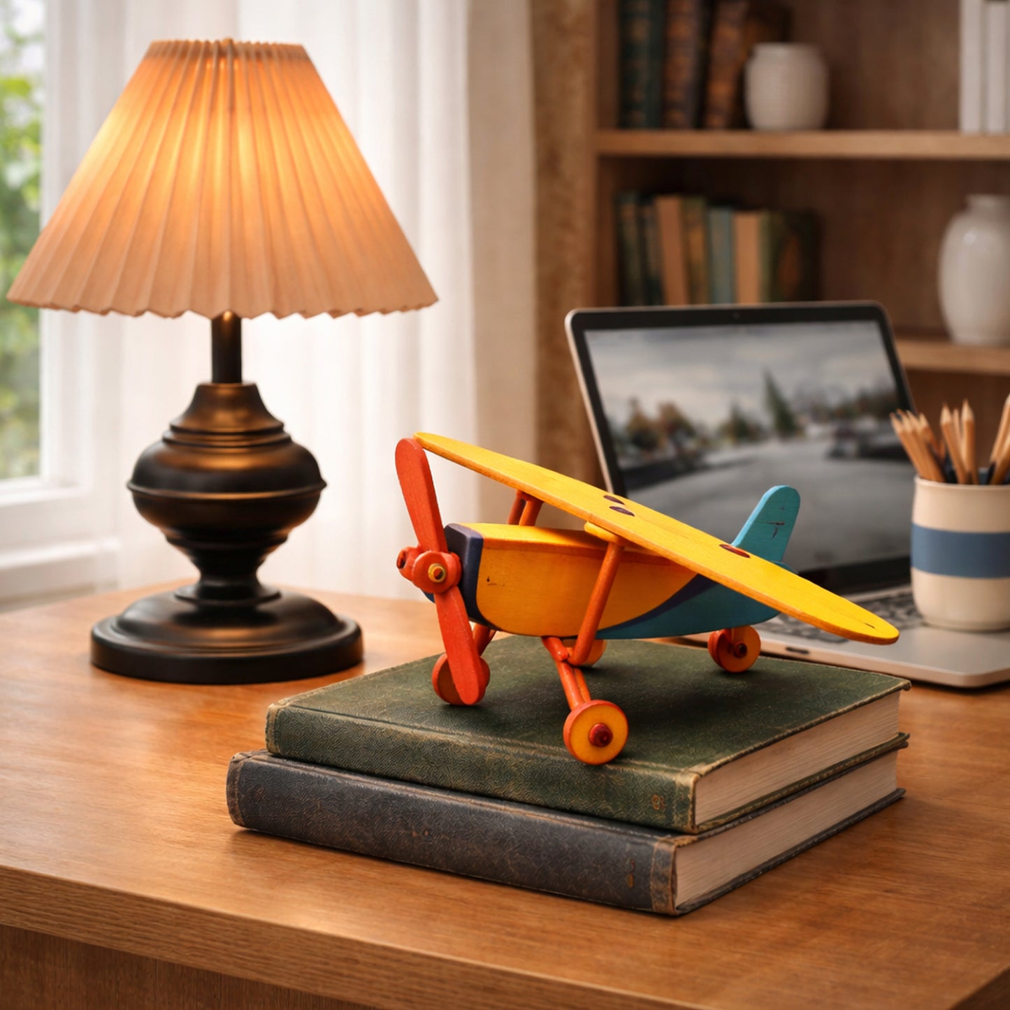 Sky Crafter 3D DIY Wooden Puzzle, Build and Play Airplane Model, Boosts Cognitive Skills, Ages 8+
