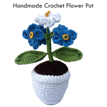 Handmade Crochet Flower with Pot