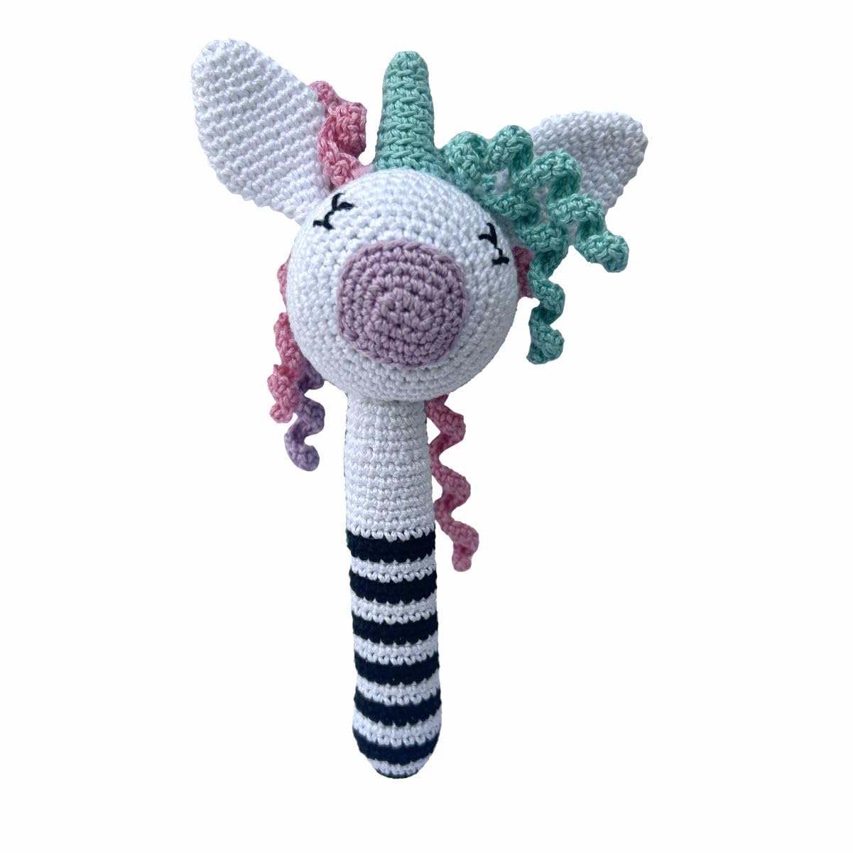 Baby Unicorn Long Rattle