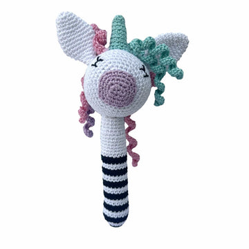 Baby Unicorn Long Rattle