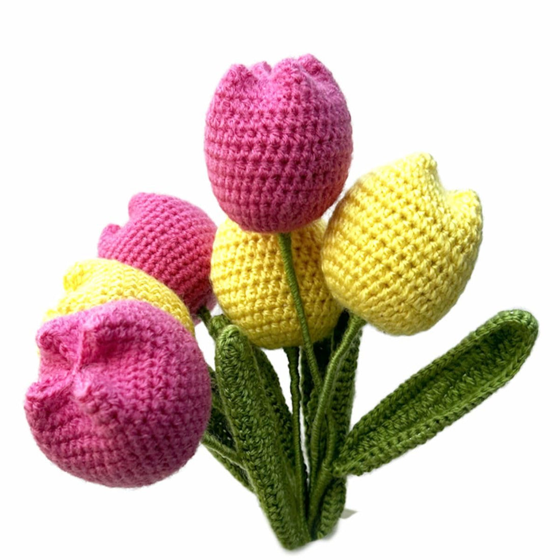 Handmade Crochet Tulip Bouquet