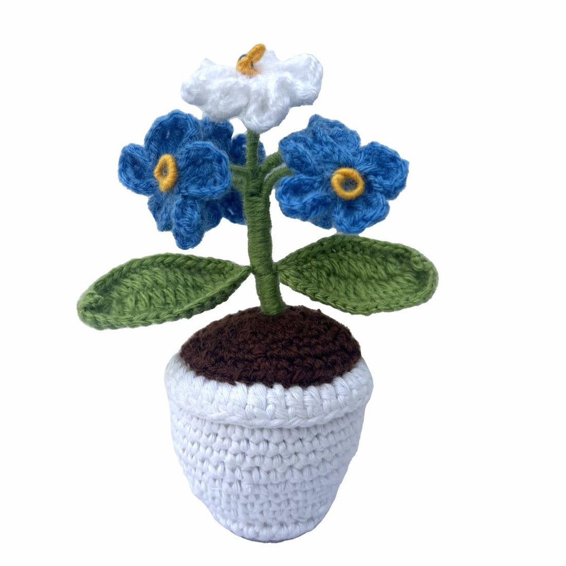 Handmade Crochet Flower with Pot