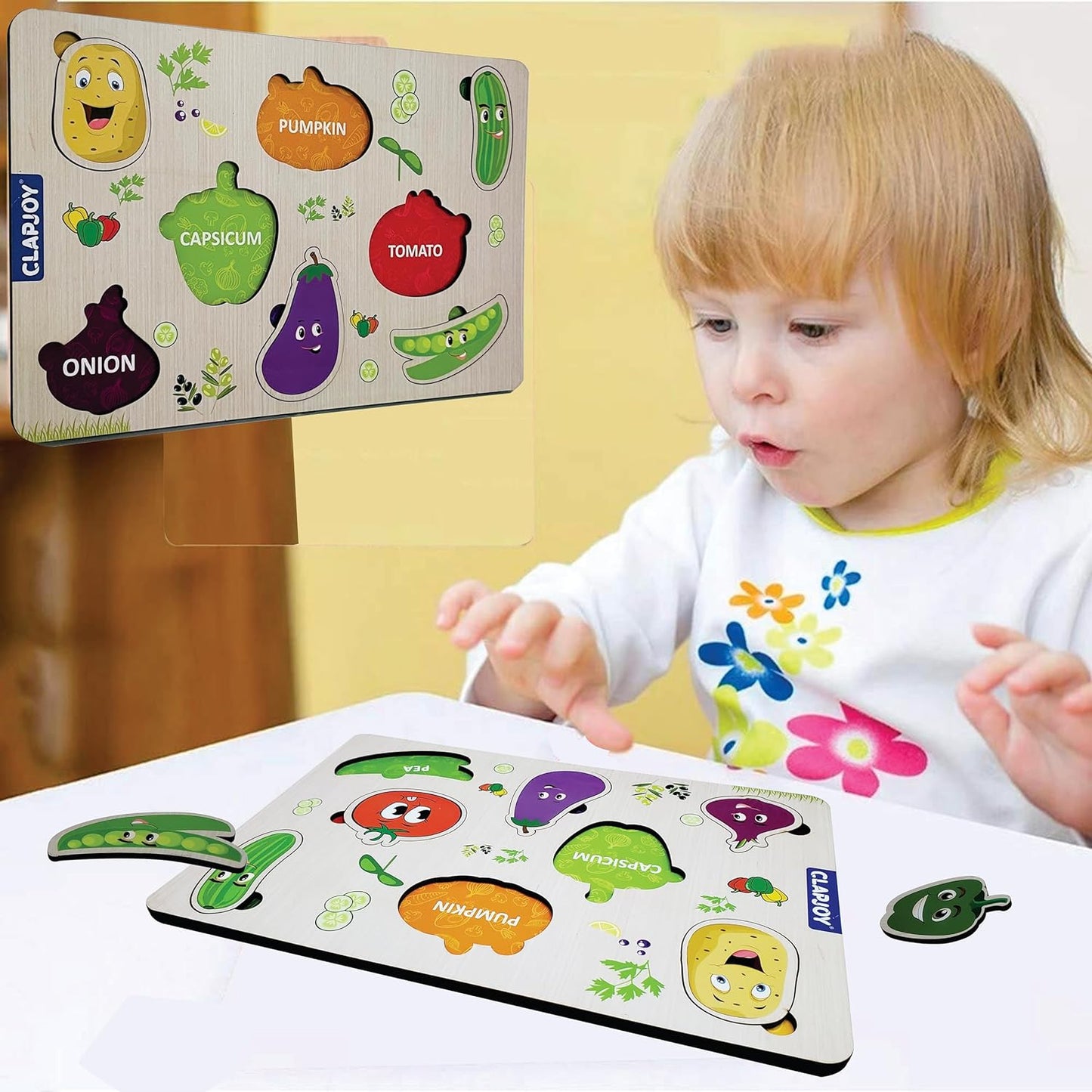 Wooden Learning Educational Board