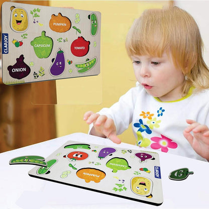 Wooden Educational Learning Puzzle Board for Kids | Early Learning Toy for 2+ Years