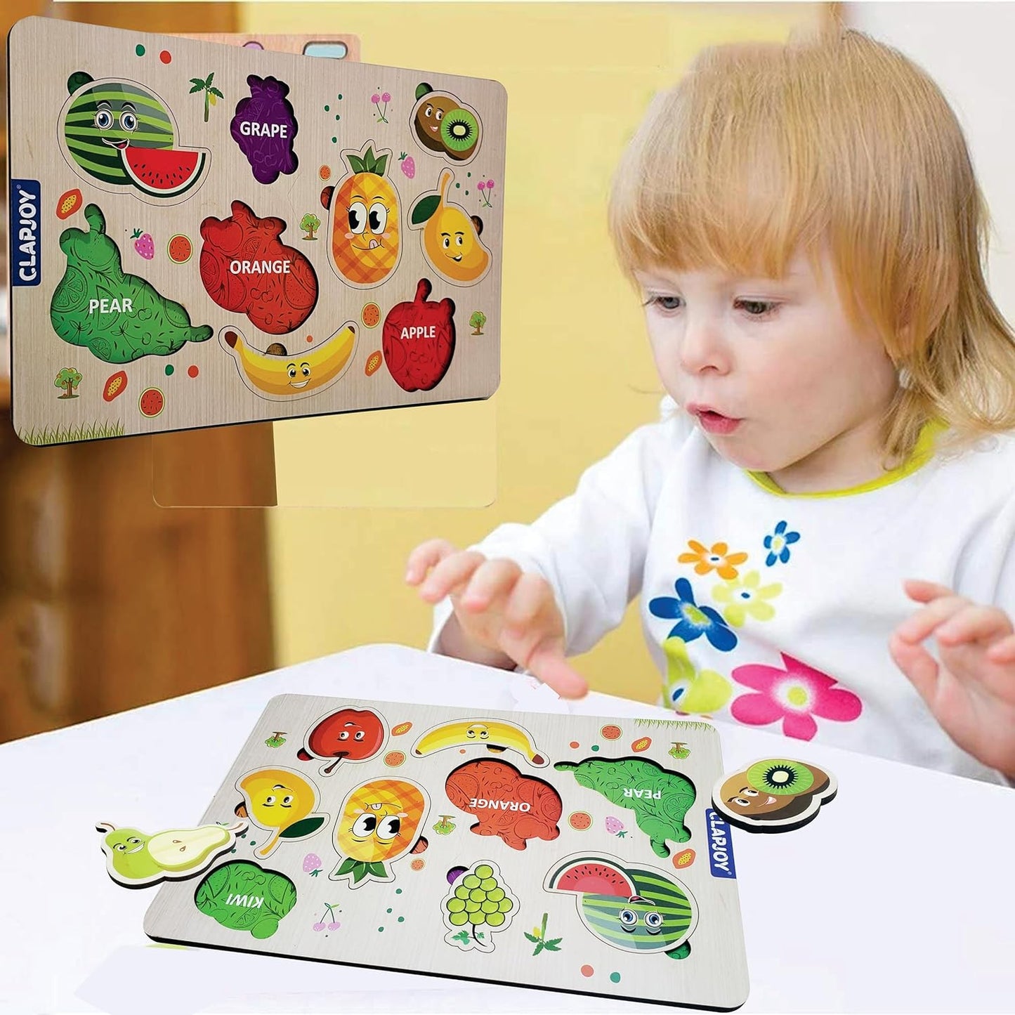 Wooden Learning Educational Board
