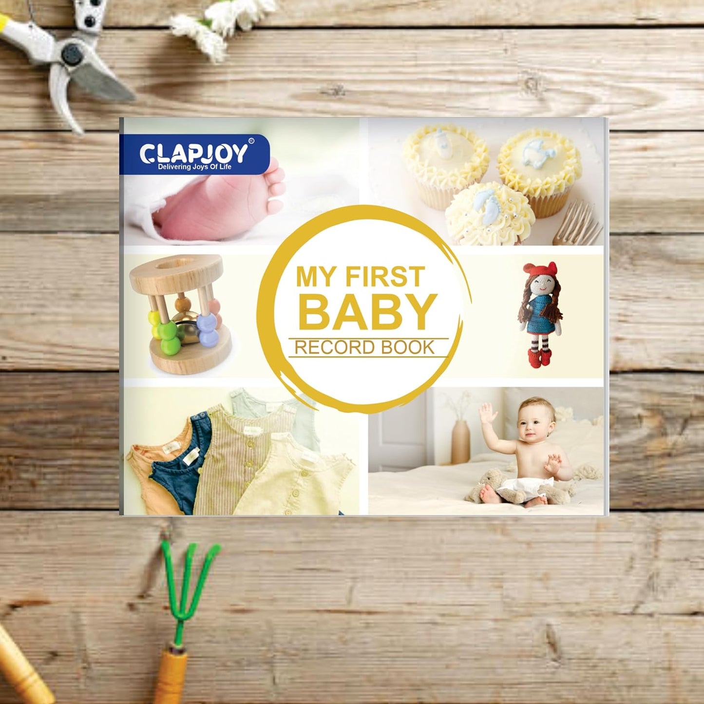 Baby Record Book & New Born Flash Cards Combo