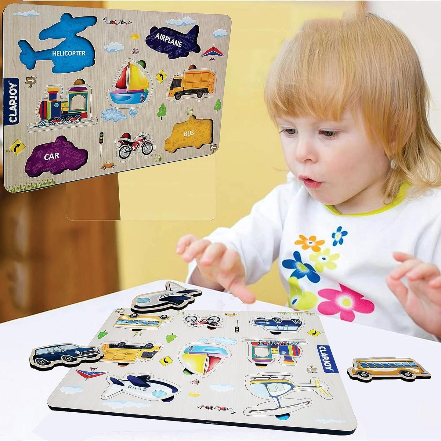 Wooden Learning Educational Board