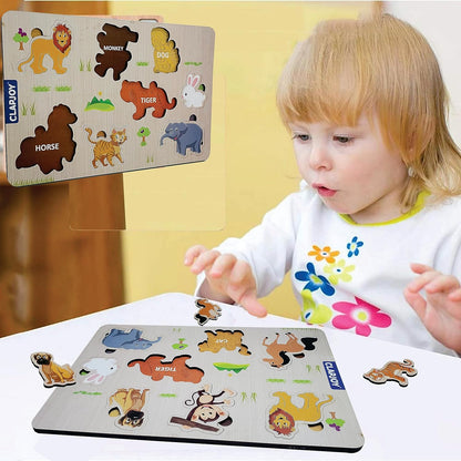 Wooden Educational Learning Puzzle Board for Kids | Early Learning Toy for 2+ Years
