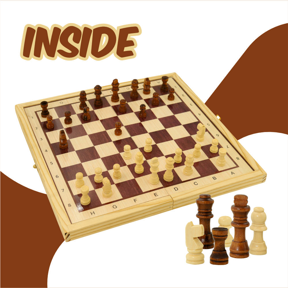 Wooden Folding Chess