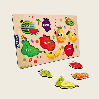 Wooden Educational Learning Puzzle Board for Kids | Early Learning Toy for 2+ Years