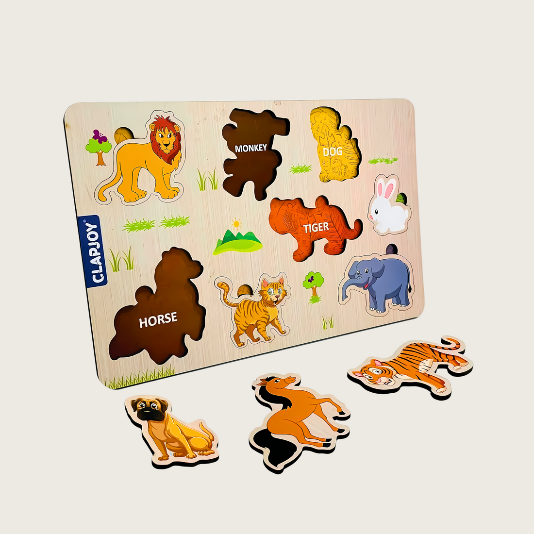 Wooden Learning Educational Board