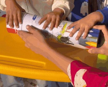 Reusable Doodle Art Roll – 2 Meter Coloring Roll with Watercolors, Crayons & Markers | Creative Wall Coloring Activity for Kids