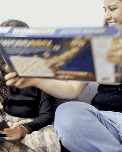 Clapjoy WordBrix Word Building Board Game, Spelling Skills, Vocabulary Building, Hands-On Learning