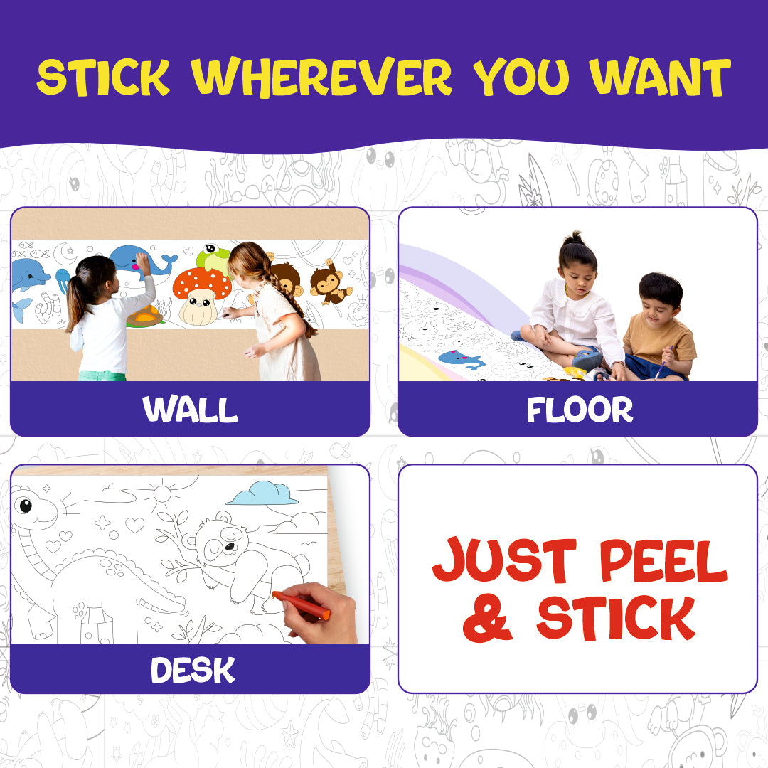 Reusable Doodle Art Roll