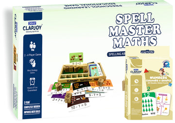 Wooden Math Master and Number Flash Card Combo
