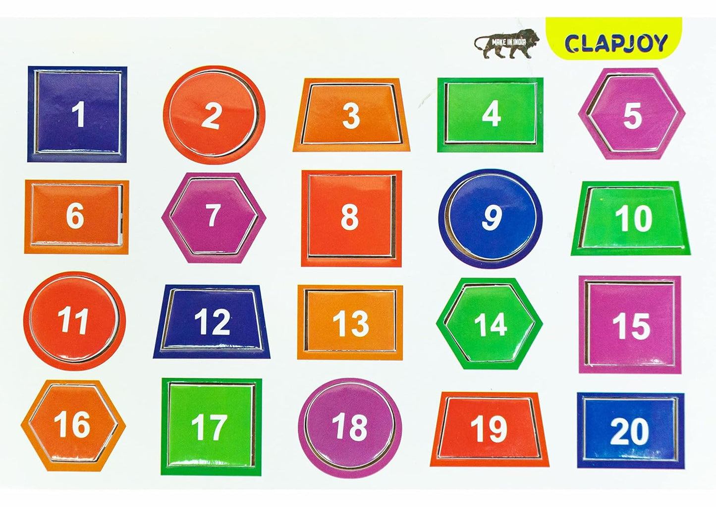 Alphabets & Numbers Wooden Puzzle Educational Tray