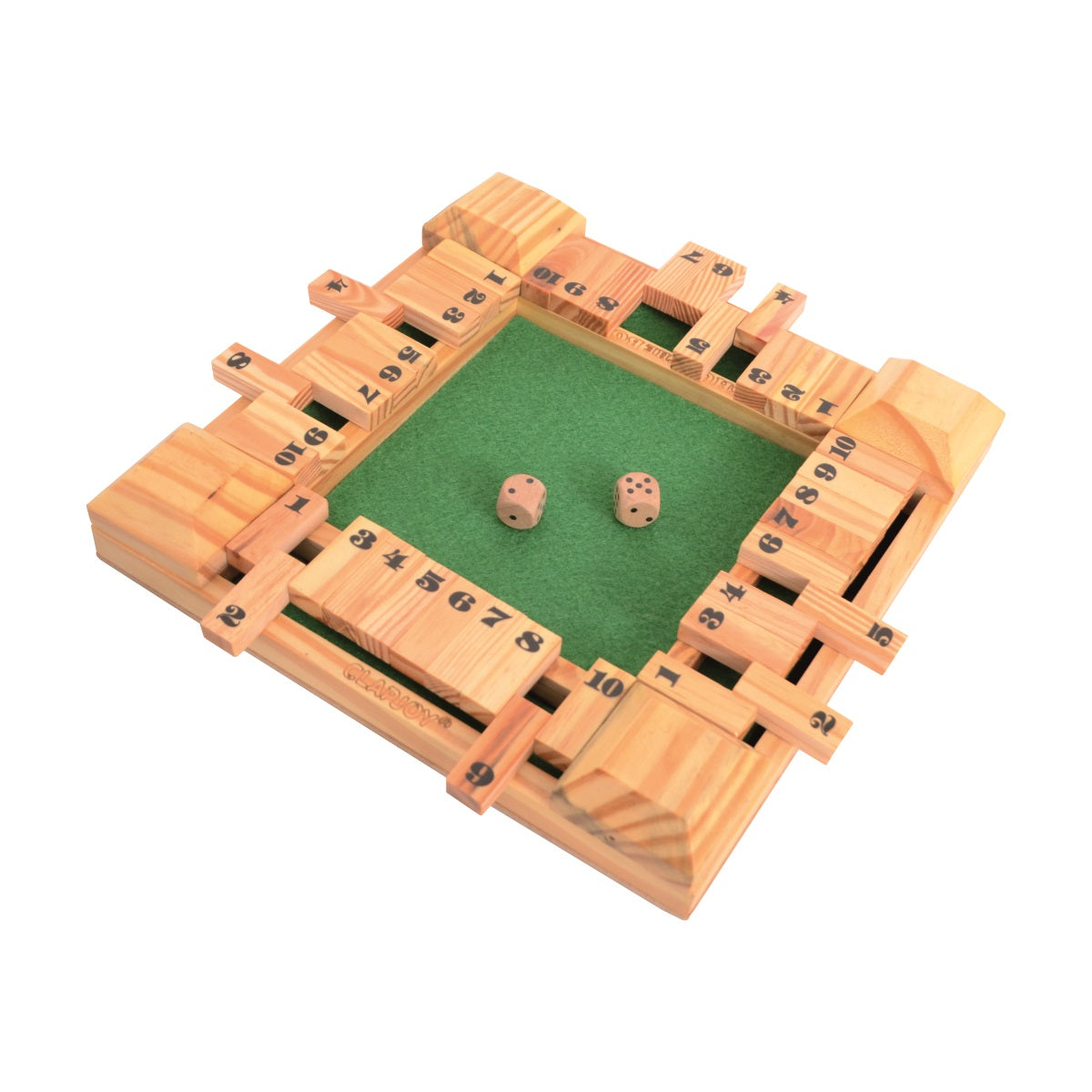 Shut The Box Wooden Dice