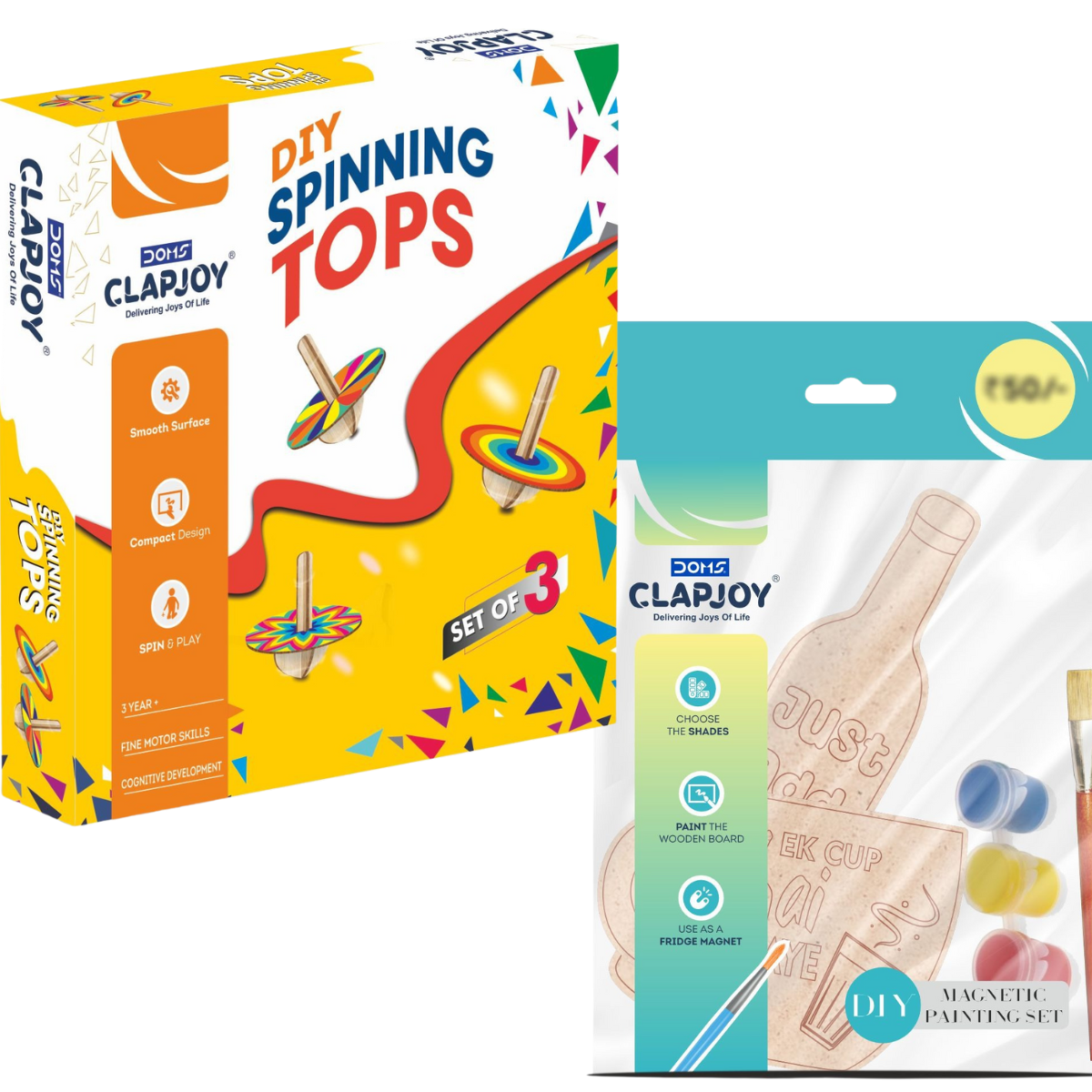 DIY Spinning Tops & Magnetic Painting Set