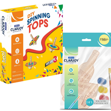 DIY Spinning Tops & Magnetic Painting Set