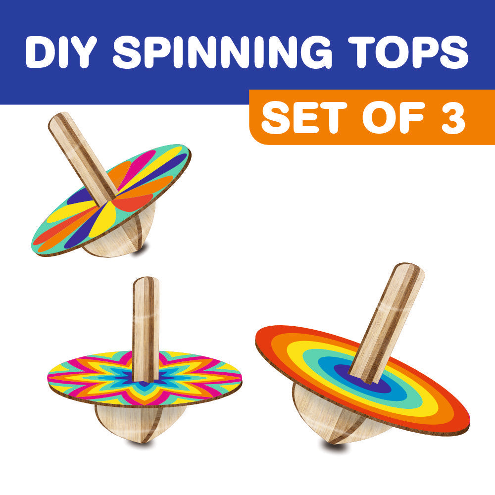 DIY Spinning Tops & Magnetic Painting Set
