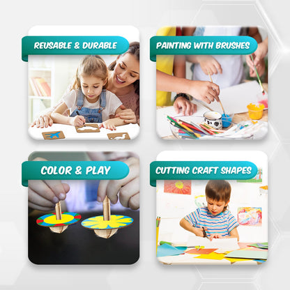 DIY Spinning Top and Little Artist Kit (Combo)