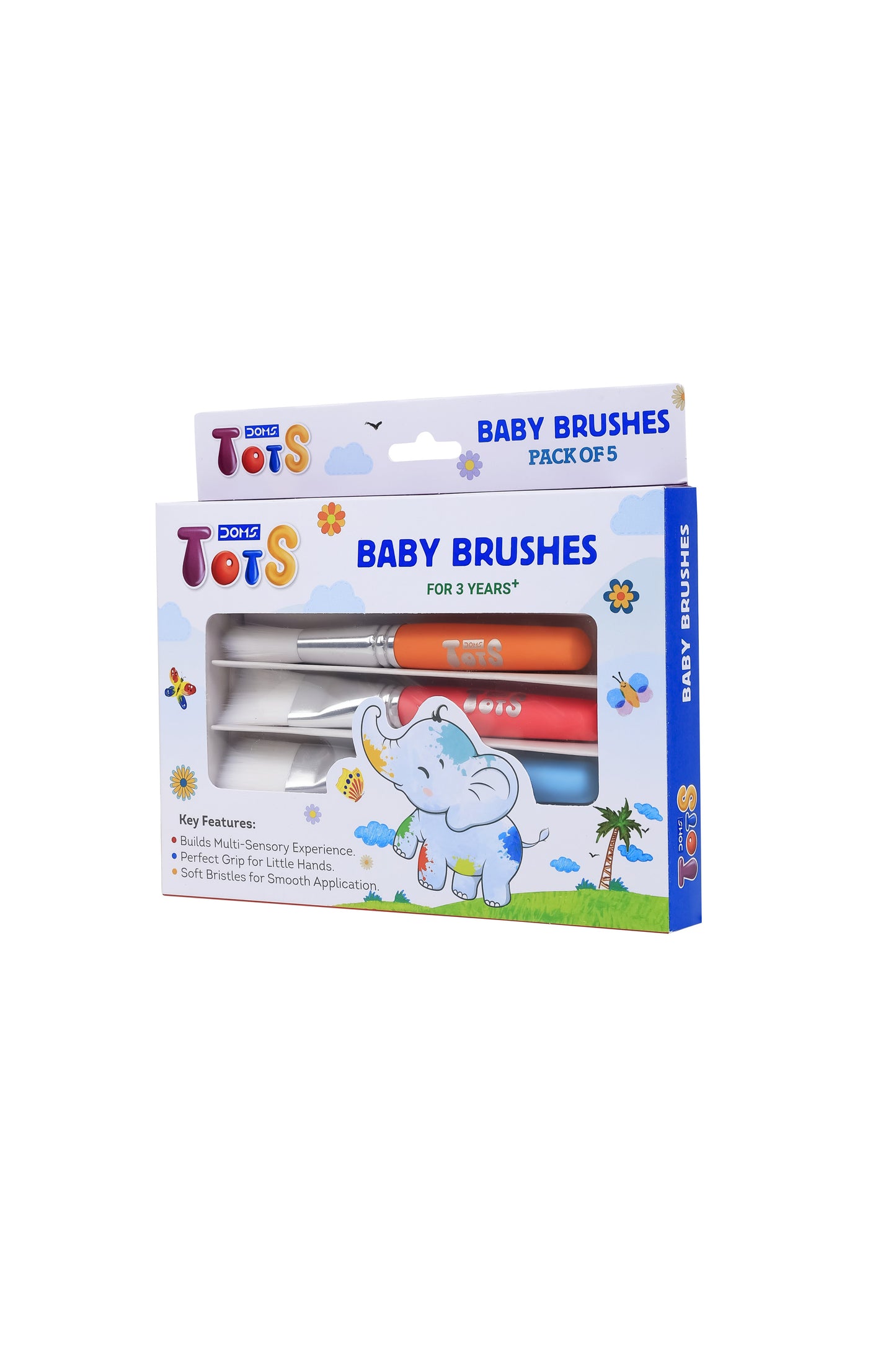 TOTS Baby Brushes (Pack of 5)