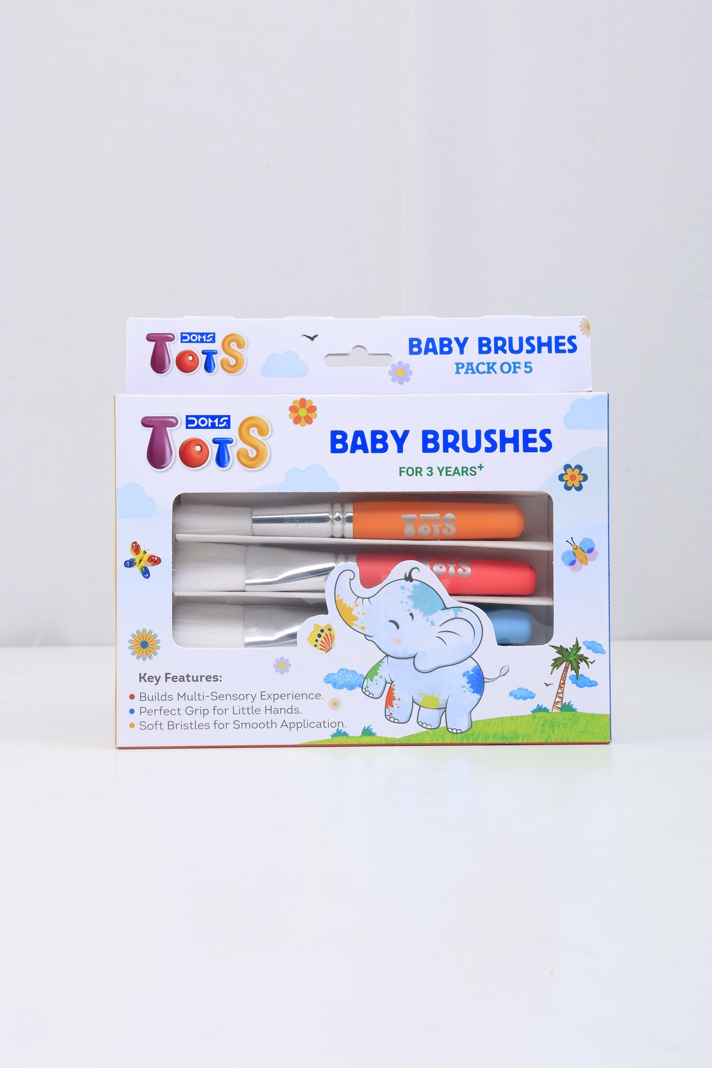 TOTS Baby Brushes (Pack of 5)