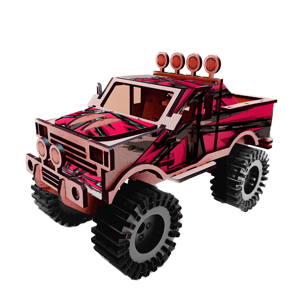 Monster Truck 3D Wooden Puzzle