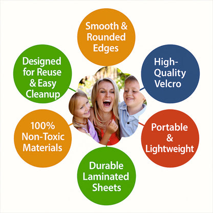 Level 1 Velcro Tray | Animals, Fruits, Veggies & Vehicles