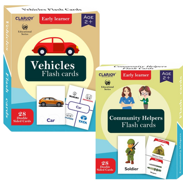 Vehicles & Community Helpers Flash Cards