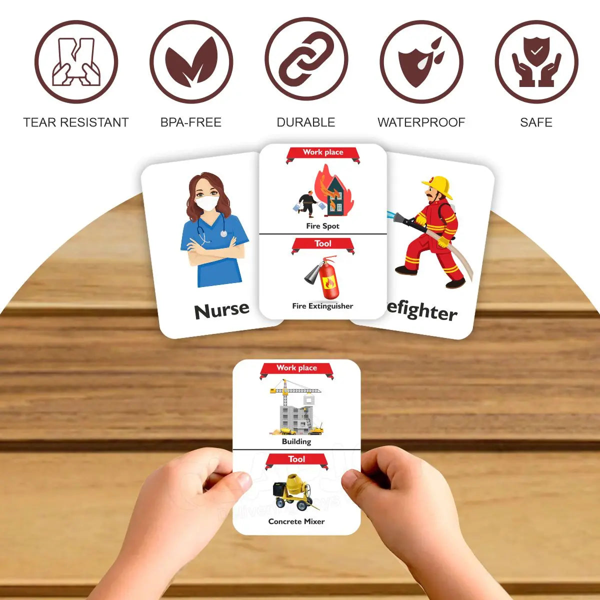 Vehicles & Community Helpers Flash Cards