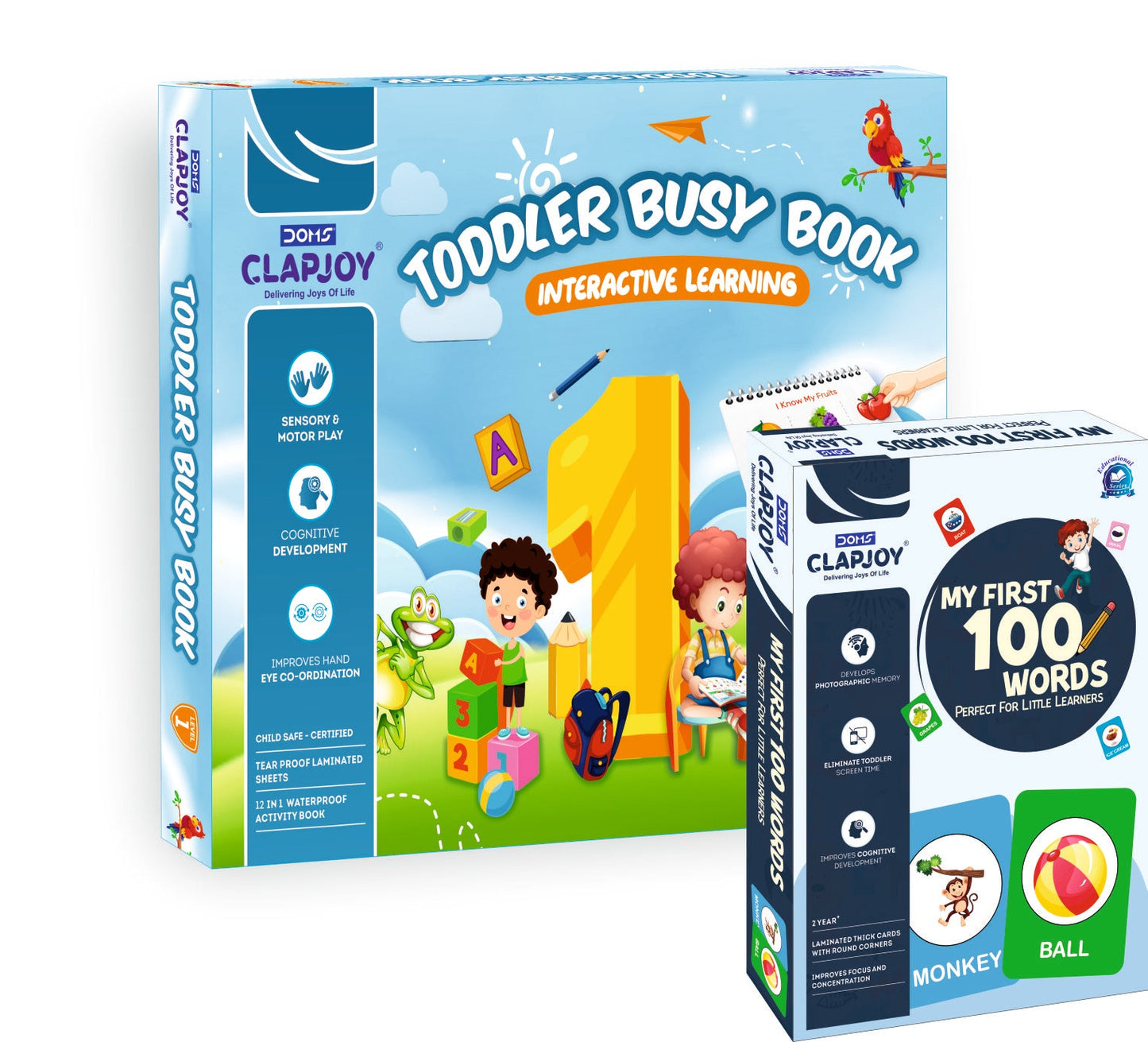 My First 100 Words and Velcro Busy Book Level 1 (Combo)