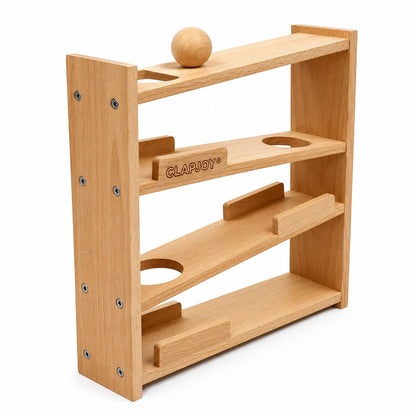 Wooden Ball Tracker Toy for Kids | Montessori Rolling Ball Ramp for Toddlers | Early Learning Educational Toy