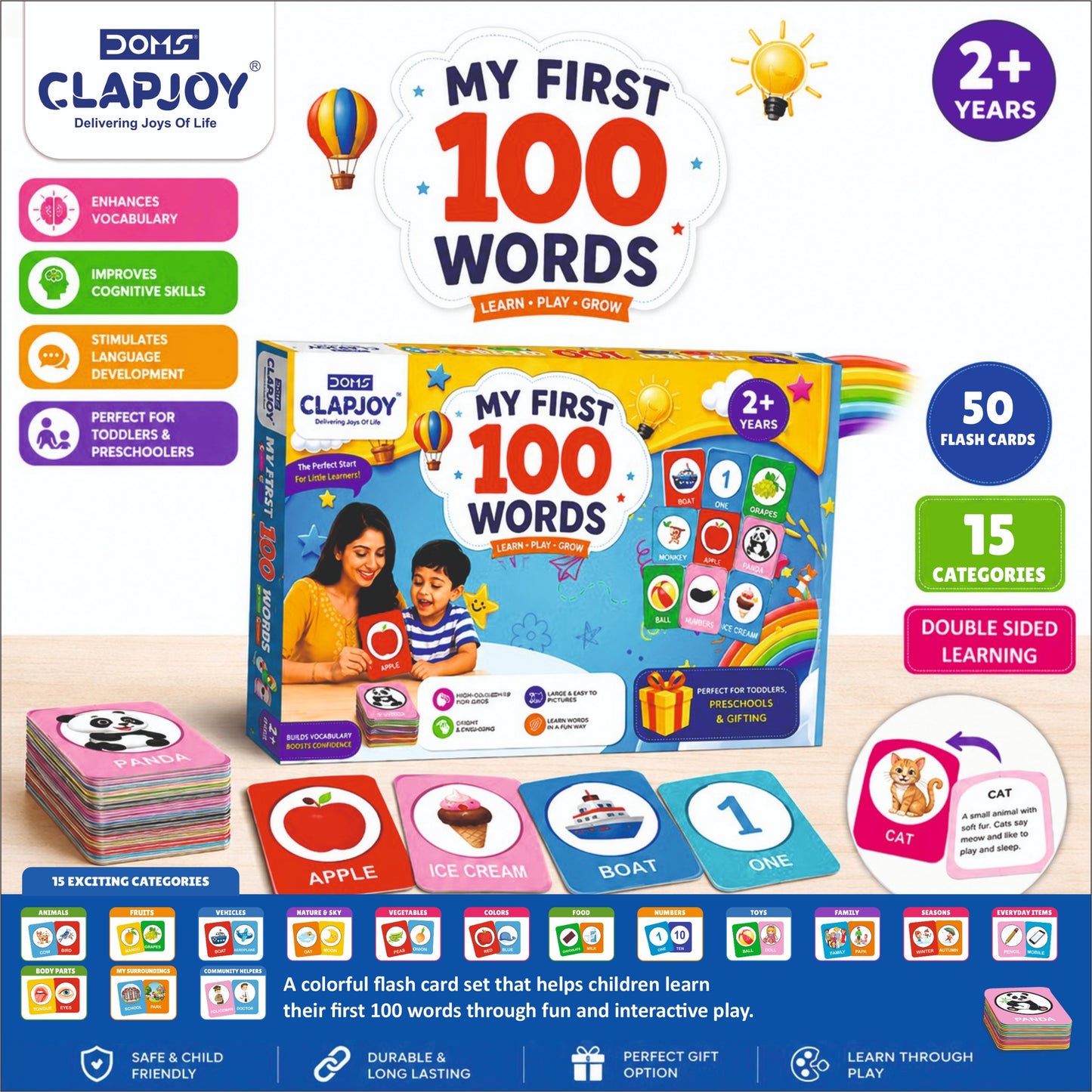 All-in-One 100 Flash Cards