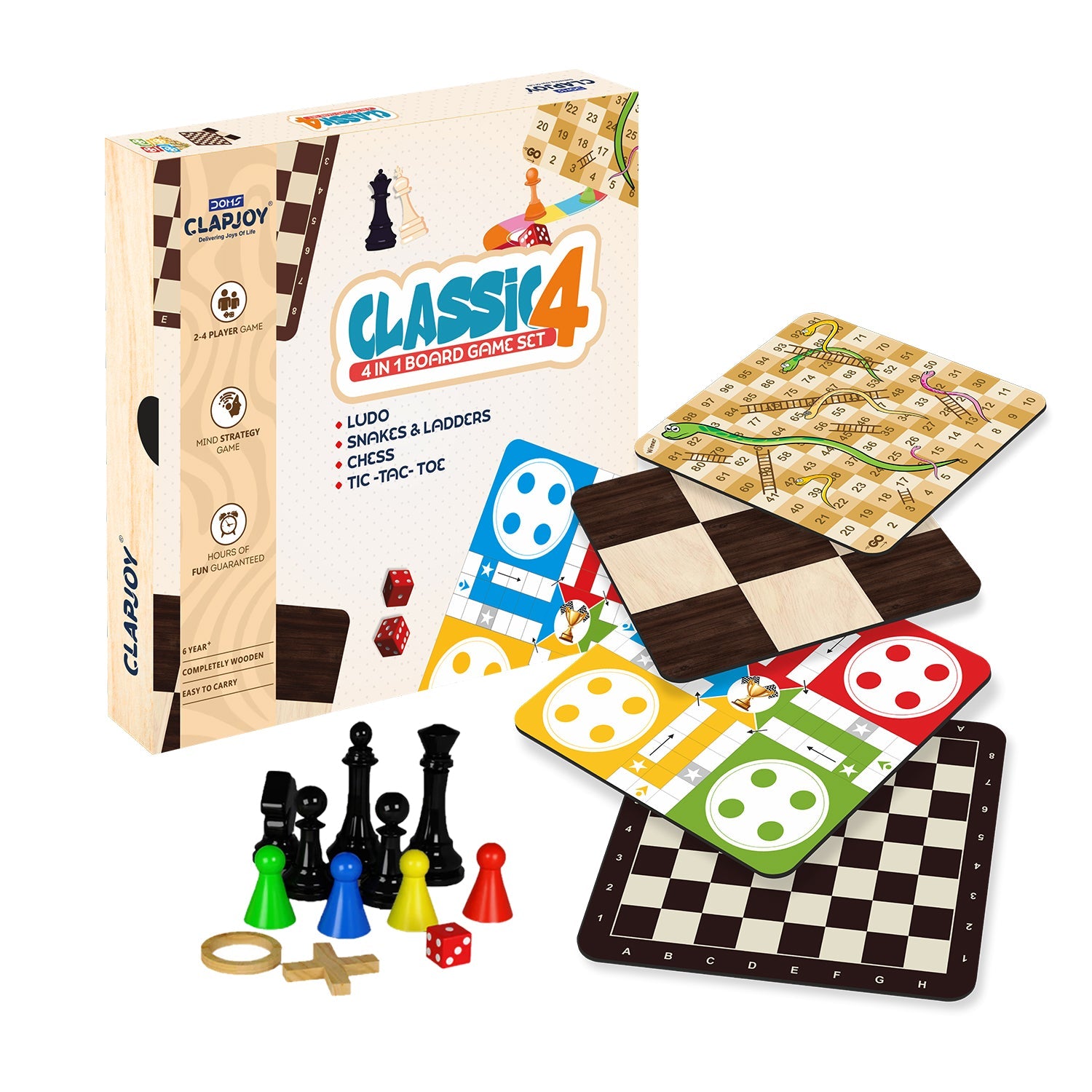 Wooden Classic 4 in 1