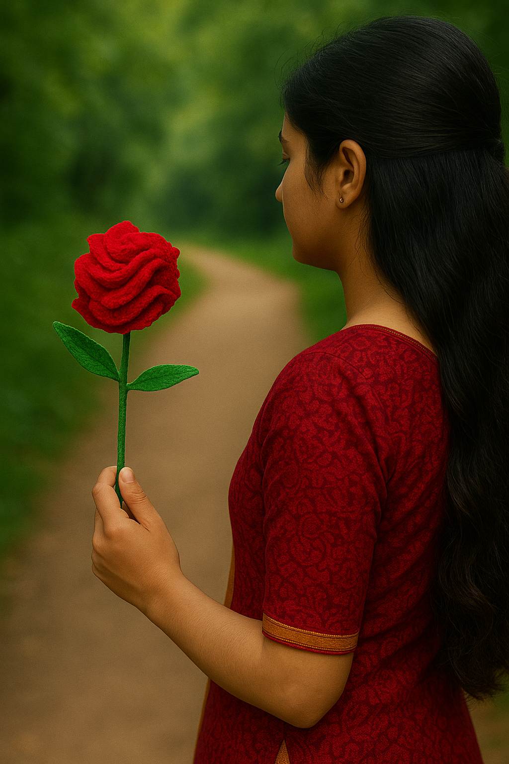 Handmade Crochet Carnations Flower