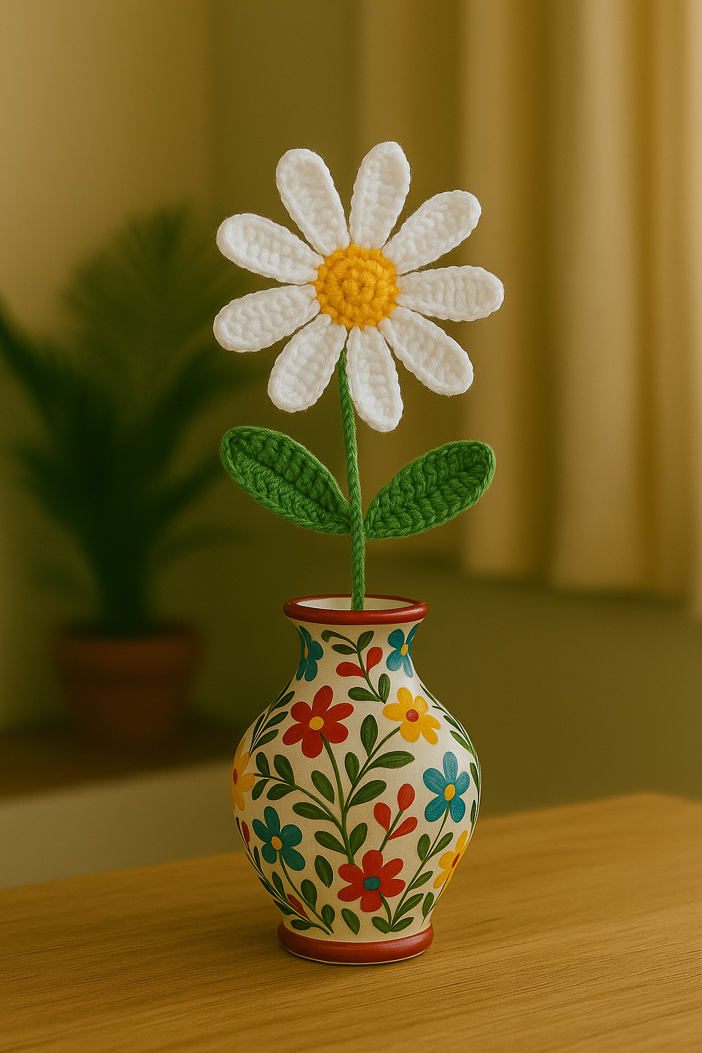 Handcrafted Crochet Daisy Flower