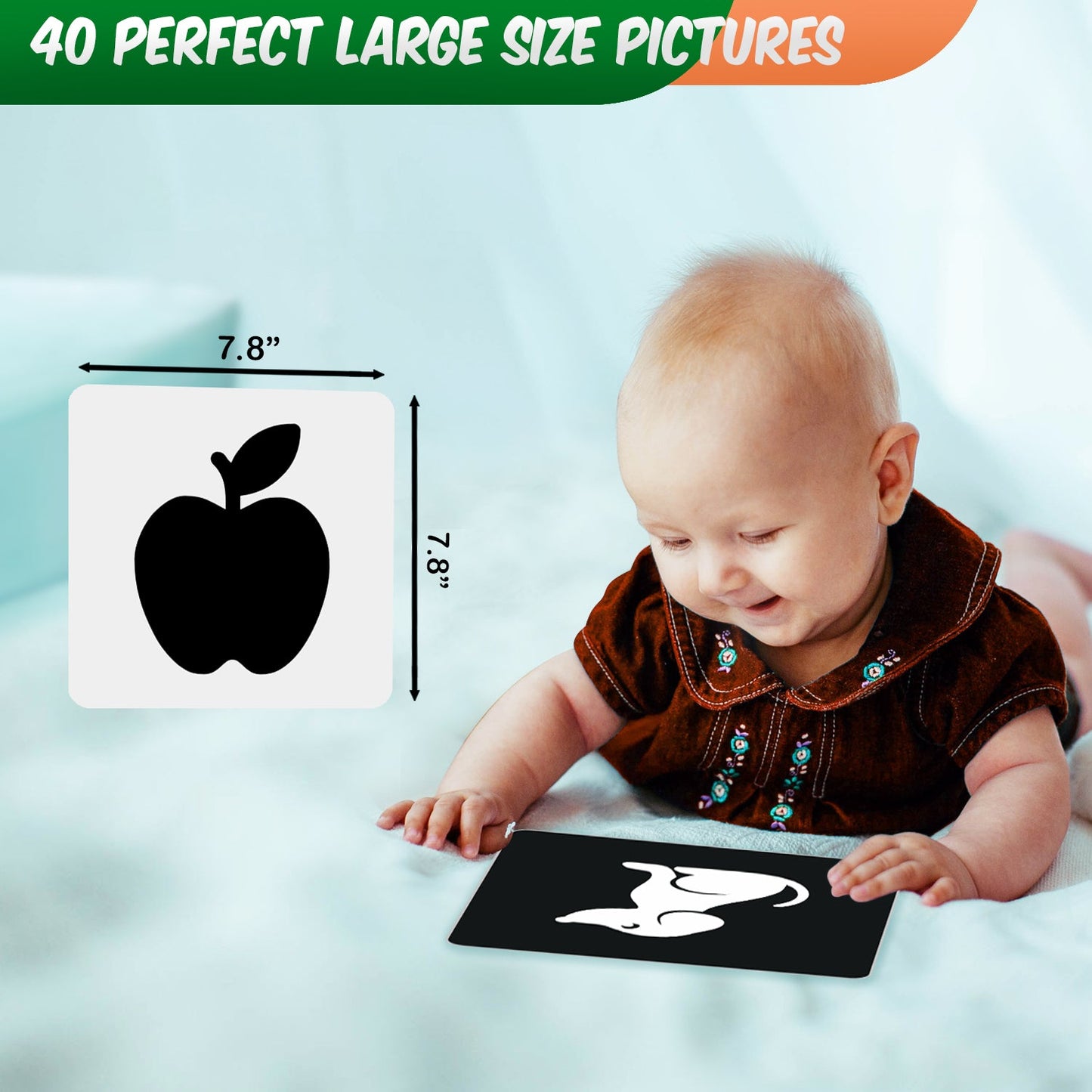 New Born Black and White Flash Cards